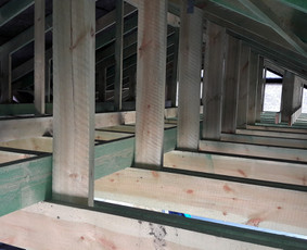 Stogų dengimas, šiltinimas pučiama vata ,stogo renovacija, / MB "Spalvotas plienas" / Darbų pavyzdys ID 640225