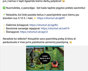 Facebook & Instagram Reklama, Įrašų Kūrimas, Naujienlaiškiai - Reklamos paslaugos - 3 Reklamos paslaugos - Facebook & Instagram Reklama, Įrašų Kūrimas, Naujienlaiškiai - 3