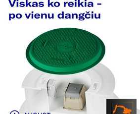 Lietaus nuotekos, drenažai, gerbūvis, Valymo įrenginiai / MB Dokasa / Darbų pavyzdys ID 3348886