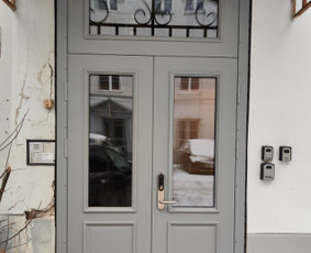 Pagaminsime Jums kokybiškas šarvuotas duris / Susisiekite - Lauko durys, montavimas - 2 Lauko durys, montavimas - Pagaminsime Jums kokybiškas šarvuotas duris / Susisiekite - 2