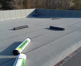 Plokščių Stogų Dengimas Pvc, Epdm ir bitumine Danga / Tvirti stogai / Darbų pavyzdys ID 3354448