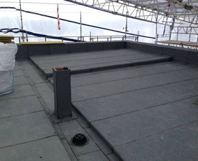 Plokščių Stogų Dengimas Pvc, Epdm ir bitumine Danga / Tvirti stogai / Darbų pavyzdys ID 3354452