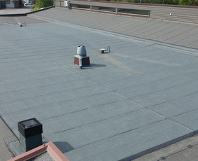 Plokščių Stogų Dengimas Pvc, Epdm ir bitumine Danga / Tvirti stogai / Darbų pavyzdys ID 3354456