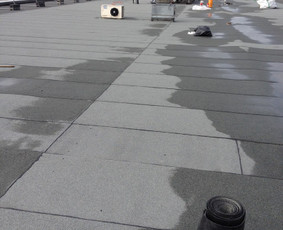 Plokščių Stogų Dengimas Pvc, Epdm ir bitumine Danga / Tvirti stogai / Darbų pavyzdys ID 3354460