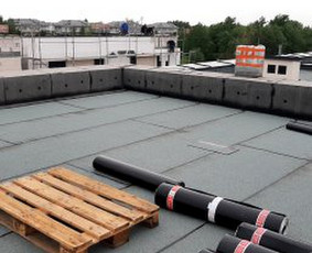 Plokščių Stogų Dengimas Pvc, Epdm ir bitumine Danga / Tvirti stogai / Darbų pavyzdys ID 3354462