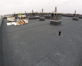 Plokščių Stogų Dengimas Pvc, Epdm ir bitumine Danga / Tvirti stogai / Darbų pavyzdys ID 3354476