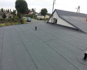 Plokščių Stogų Dengimas Pvc, Epdm ir bitumine Danga / Tvirti stogai / Darbų pavyzdys ID 3354484