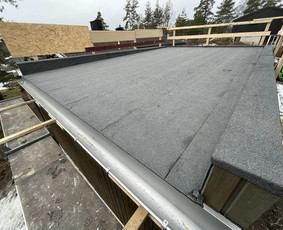 Plokščių Stogų Dengimas Pvc, Epdm ir bitumine Danga / Tvirti stogai / Darbų pavyzdys ID 3354486