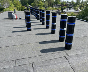 Plokščių Stogų Dengimas Pvc, Epdm ir bitumine Danga / Tvirti stogai / Darbų pavyzdys ID 3354490