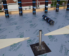 Plokščių Stogų Dengimas Pvc, Epdm ir bitumine Danga / Tvirti stogai / Darbų pavyzdys ID 3354538