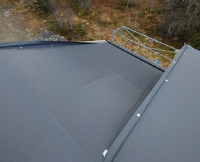 Plokščių Stogų Dengimas Pvc, Epdm ir bitumine Danga / Tvirti stogai / Darbų pavyzdys ID 3354542