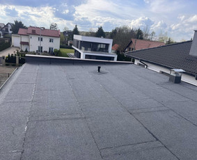 Plokščių Stogų Dengimas Pvc, Epdm ir bitumine Danga / Tvirti stogai / Darbų pavyzdys ID 3354544