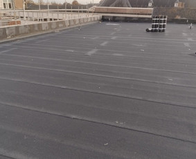 Plokščių Stogų Dengimas Pvc, Epdm ir bitumine Danga / Tvirti stogai / Darbų pavyzdys ID 3354560