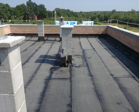 Plokščių Stogų Dengimas Pvc, Epdm ir bitumine Danga / Tvirti stogai / Darbų pavyzdys ID 3354586