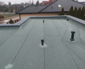 Plokščių Stogų Dengimas Pvc, Epdm ir bitumine Danga / Tvirti stogai / Darbų pavyzdys ID 3354596