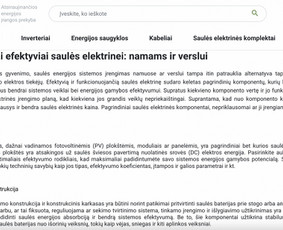 Tekstų ir turinio kūrimas (lt/en) / Simona Trijonytė / Darbų pavyzdys ID 3356078