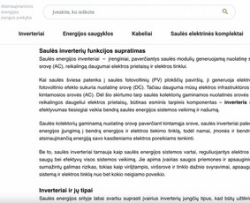 Tekstų ir turinio kūrimas (lt/en) / Simona Trijonytė / Darbų pavyzdys ID 3356080