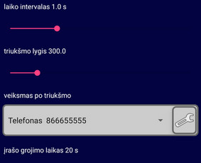 Programėlė stebi triukšmo lygį