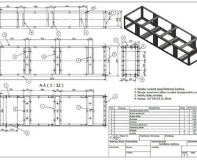 Mechanikos inžinierius, 2d, 3d projektavimo paslaugos / Robertas / Darbų pavyzdys ID 3356930