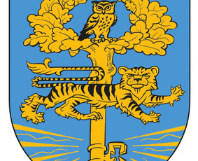 Herbas, sukurtas pagal užsakovės pageidavimus.
