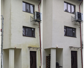 Fasadų,stogų ir kitų paviršių plovimas, srautinis valymas. / Švaros DNR / Darbų pavyzdys ID 3358172