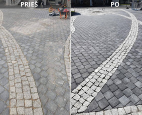 Trinkelių, stogų, fasadų valymas, plovimas / MB SLEGIS / Darbų pavyzdys ID 3358512