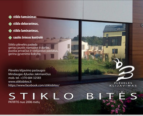 Langu tamsinimas Vilniuje. Konsultavimas. / Stiklo Bitės / Darbų pavyzdys ID 3359234