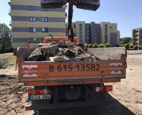 Baldu pervežimas , siuksliu ir statybiniu atlieku isvezimas / Leka project / Darbų pavyzdys ID 3359262
