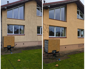 Fasadų,stogų ir kitų paviršių plovimas, srautinis valymas. / Švaros DNR / Darbų pavyzdys ID 3359500