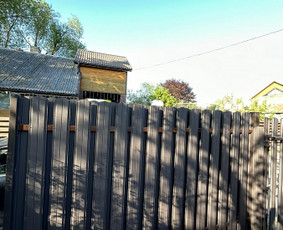 Tvoros, vartai, turėklai, laiptai, metalo gaminiai - Stumdomų vartų gamyba - 2 Stumdomų vartų gamyba - Tvoros, vartai, turėklai, laiptai, metalo gaminiai - 2