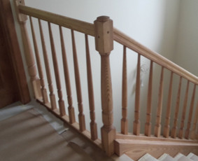 Mediniai laiptai, gamyba - Uosiniai, ąžuoliniai laiptai, staliaus darbai - 4