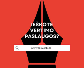 Profesionalūs vertimai ir kitos lingvistinės paslaugos / Vertimų biuras „Lex verbi“ / Darbų pavyzdys ID 3365208