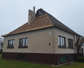 Stogų dengimas, šiltinimas pučiama vata ,stogo renovacija, / MB "Spalvotas plienas" / Darbų pavyzdys ID 3367524