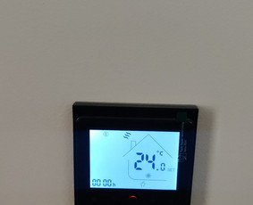 Termostato montažas