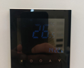 Termostato montažas