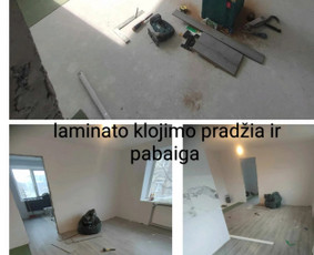 Laminato klojimas - Vidaus Apdaila Vilniuje/vilniaus raj. - 1