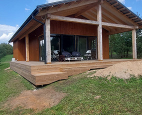 Karkasiniai namai, stoginės, terasos, pavesines, apdaila / Stonama / Darbų pavyzdys ID 3369648