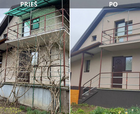 Šiltiname Fasadus Armuojame Dedame Tinka Mozaika Klinkeris / Mantas / Darbų pavyzdys ID 3370716