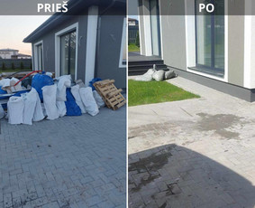 Šiukšlių išvežimas, griovimo darbai, nuo 10e/m3 - Statybinių atliekų išvežimas - 1 Statybinių atliekų išvežimas - Šiukšlių išvežimas, griovimo darbai, nuo 10e/m3 - 1
