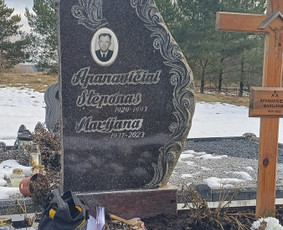 Raidžių kalimas ant paminklų, visi kiti kapaviečių darbai. / Paminklita, Aivaras / Darbų pavyzdys ID 3374412