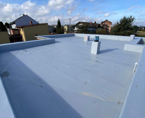 Plokščių Stogų Dengimas Pvc, Epdm ir bitumine Danga / Tvirti stogai / Darbų pavyzdys ID 3376822