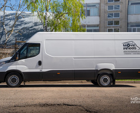 Nauji 2025m Iveco 16m3 Mikroautobuso nuoma B Kateg / MB kino ratai / Darbų pavyzdys ID 3378936