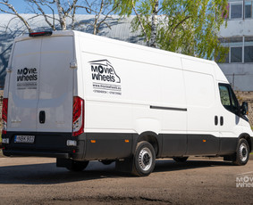 Nauji 2025m Iveco 16m3 Mikroautobuso nuoma B Kateg / MB kino ratai / Darbų pavyzdys ID 3378938