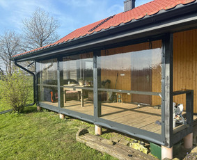Skaidrūs tentai terasoms ir pavėsinėms. / Tentų Arsenalas / Darbų pavyzdys ID 3379684