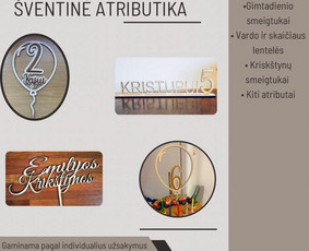 Graviravimas, pjovimas lazeriu, Uv spauda / Karolis Dambrauskas / Darbų pavyzdys ID 3380356