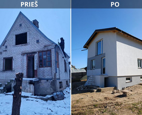 Vidaus ir išorės apdailos darbai / Ramūnas Ališauskas / Darbų pavyzdys ID 3380376
