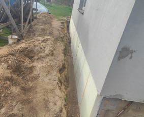Fasado darbai, stogų šiltinimas, grindų paruošimas, gipso d. - Pamatų šiltinimas - 1 Pamatų šiltinimas - Fasado darbai, stogų šiltinimas, grindų paruošimas, gipso d. - 1
