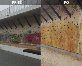 Spec. valymas: grafičių, fasado, sniego ir kt. / Profesionalus paviršių valymas. / Darbų pavyzdys ID 3381576