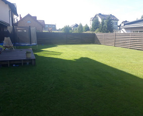 Vejos įrengimas: sėjimas, ruloninė veja - Vejos irengimas,tvoru montavimas. - 4