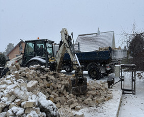 Griovimo darbai, atliekų išvežimas utilizuoti / Griovimai -išvežimai / Darbų pavyzdys ID 3383752